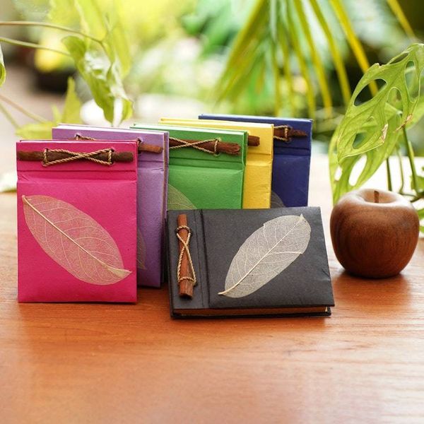 Alternate image for Natural Fiber Notebooks Set of 6 Natures Gift