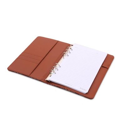 Alternate image for Faux Leather and Cotton Diamond and Circle Motif Planner Orderly Garden