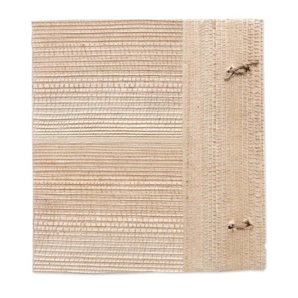 Alternate image for Handmade Eco-Friendly Natural Fiber Leaf Journal in Green Green Leaf