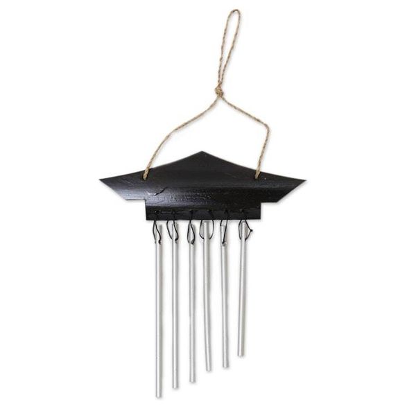 Alternate image for Balinese Handmade Bamboo and Aluminum Mini Wind Chimes Small Empire