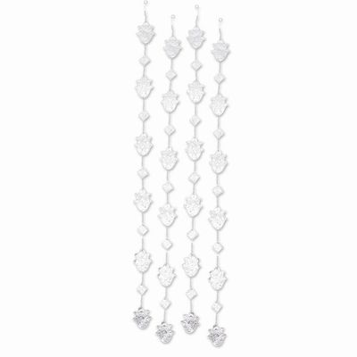 Alternate image for Artisan Crafted Aluminum Holiday Garlands Set of 4 Holiday Tulips