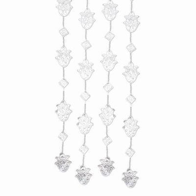 Alternate image for Artisan Crafted Aluminum Holiday Garlands Set of 4 Holiday Tulips