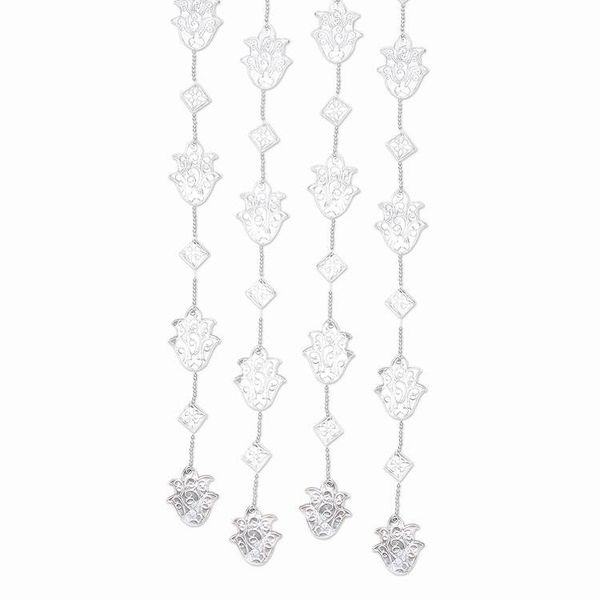 Alternate image for Artisan Crafted Aluminum Holiday Garlands Set of 4 Holiday Tulips