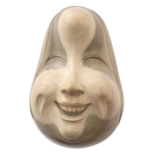 Alternate image for Hand Made Hibiscus Wood Decorative Box Keep Smiling