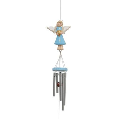 Alternate image for Blue Angel-Themed Wind Chime from Bali Love Angel in Blue