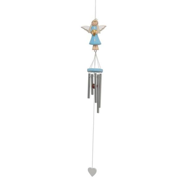 Alternate image for Blue Angel-Themed Wind Chime from Bali Love Angel in Blue