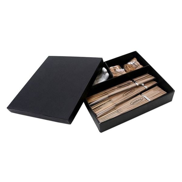 Alternate image for Lavender and Frangipani Ceramic Incense Set White Palm