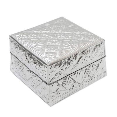 Alternate image for Artisan Crafted Decorative Aluminum Boxes Set of 3 Lempuyang Sunset in Medium