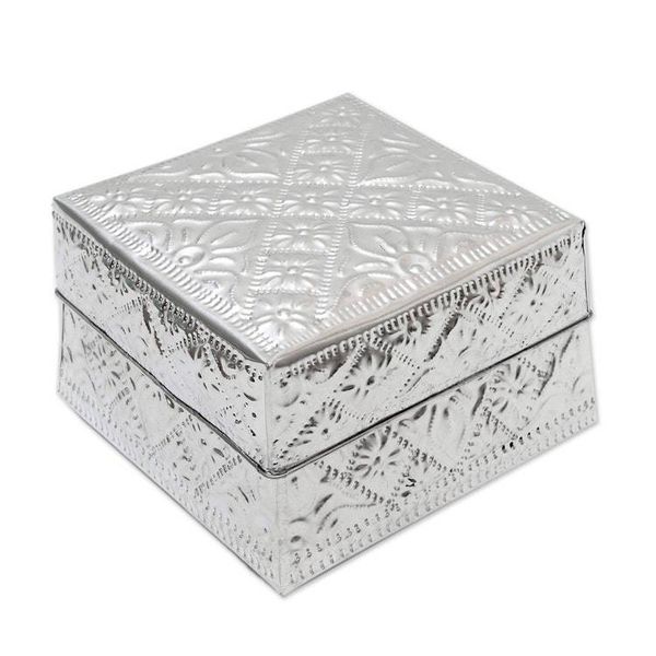 Alternate image for Artisan Crafted Decorative Aluminum Boxes Set of 3 Lempuyang Sunset in Medium