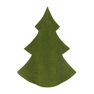 Alternate image for Handmade Green Batik Christmas Tree Decorative Sculpture Christmas in Batik in Green