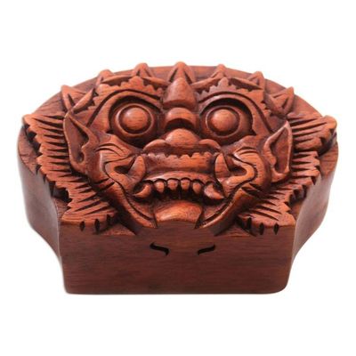 Alternate image for Bhoma Suar Wood Puzzle Box from Bali Bhoma Protector