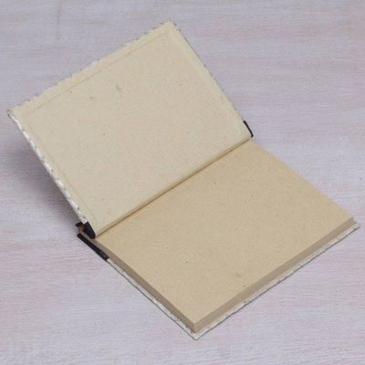 Alternate image for Pandan Leaf Woven Journal with 100 Rice Straw Pages Weaver Wonder