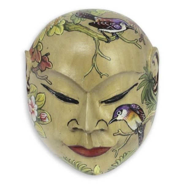 Alternate image for Balinese Handcrafted Hindu Theme Decorative Box Portrait of Subali