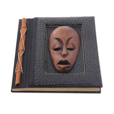 Alternate image for 50-page Rice Paper Journal with Natural Fiber Cover Bronze Guardian