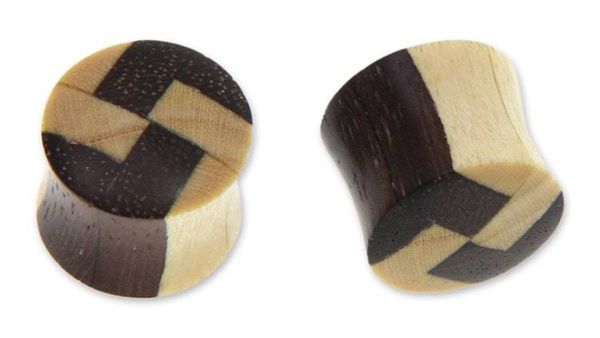 Alternate image for Wood ear plugs Mosaic
