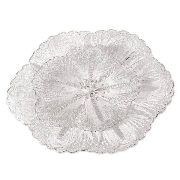 Alternate image for Sterling silver brooch pin Exotic Bloom