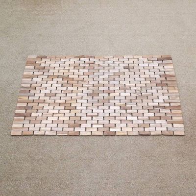 Primary image for Hand Made Teak Wood Mat from Java Surabaya Sidewalk