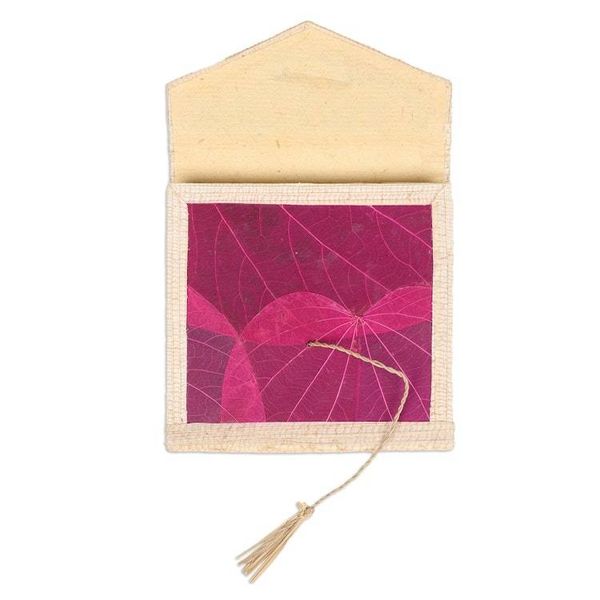 Alternate image for Eco-Friendly 35-Page Natural Fiber Notebook in Pink My Pink Journey
