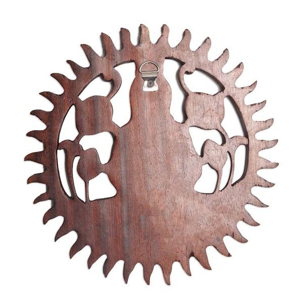 Alternate image for Hand Carved Suar Wood Kwan Im Wall Panel Meditating Kwan Im