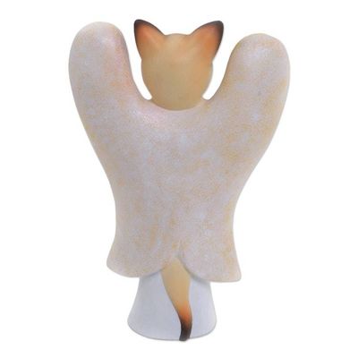 Alternate image for Wood statuette Angelic Siamese Cat