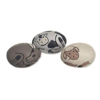 Alternate image for Handmade Nativity Scene from Peru 7 Pieces Eggcellent Christmas