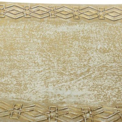 Alternate image for Handmade Leather Centerpiece Canoe