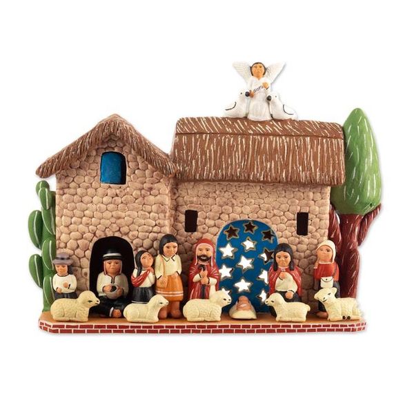 Alternate image for Ceramic nativity scene A Wonderful Christmas