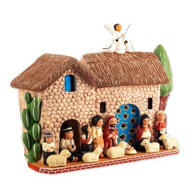 Alternate image for Ceramic nativity scene A Wonderful Christmas