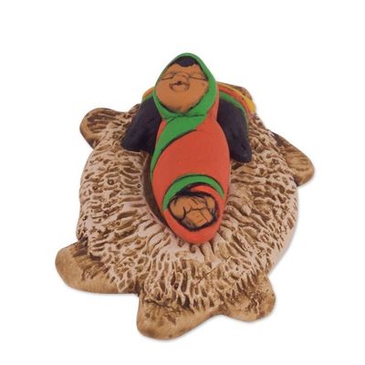 Alternate image for Andean Style Petite Ceramic Nativity Scene 7 Pieces Hope of the Andes