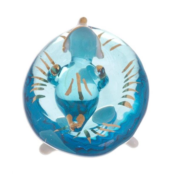 Alternate image for Blue Gilded Glass Nativity Scene from Peru 12 Piece Andean Festivity in Blue