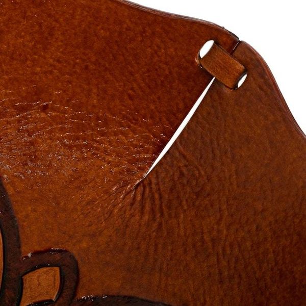 Alternate image for Pure Leather Catchall with Floral Design from Peru Andean Flower