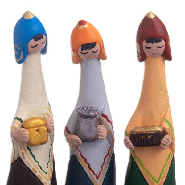 Alternate image for Peruvian Handmade Ceramic Nativity Set with 5 Pieces Pilgrimage Family