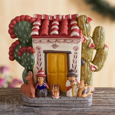 Primary image for Ceramic nativity scene Christmas at Home