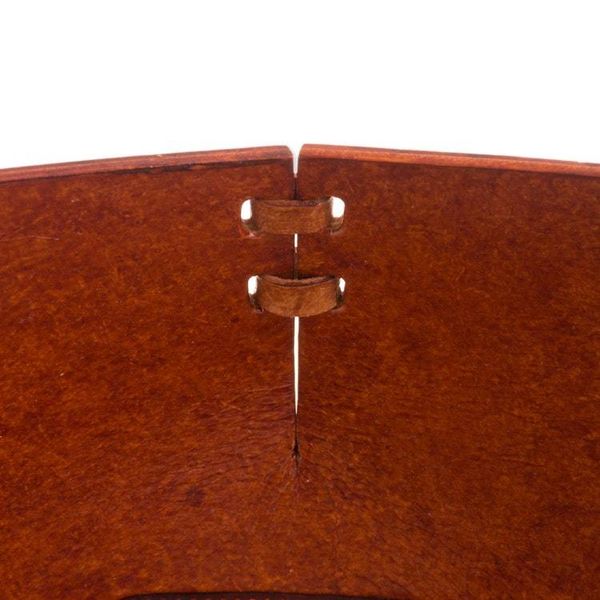 Alternate image for Square Pattern Leather Catchall from Peru Square Lasso