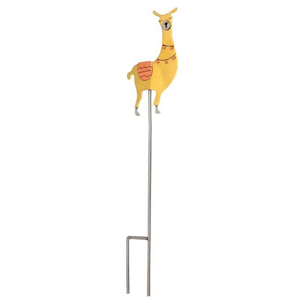 Alternate image for Copper and Brass Llama Plant Stake Garden Llama