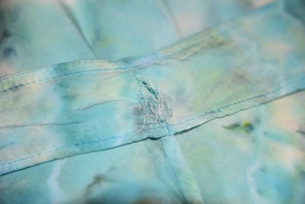 Alternate image for Short Rayon Wrap Skirt - Aqua