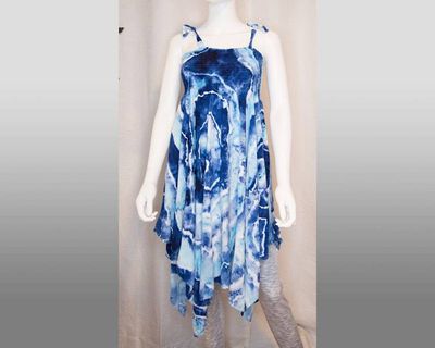 Alternate image for L - Womens Festival Skirt/Dress - Blue Geode