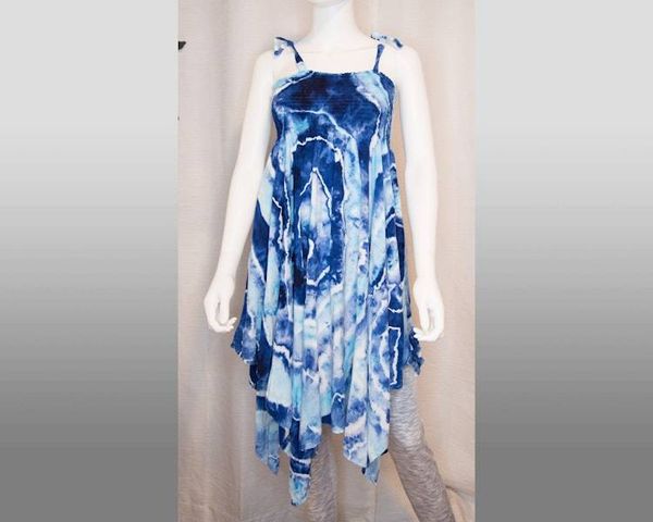 Alternate image for L - Womens Festival Skirt/Dress - Blue Geode