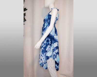 Alternate image for L - Womens Festival Skirt/Dress - Blue Geode