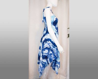 Alternate image for L - Womens Festival Skirt/Dress - Blue Geode