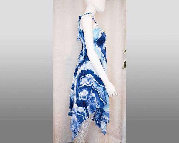 Alternate image for L - Womens Festival Skirt/Dress - Blue Geode