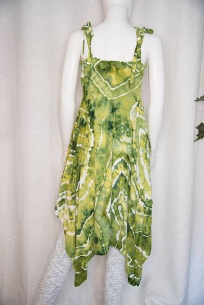 Alternate image for XL - Womens Festival Skirt/Dress - Green Geode