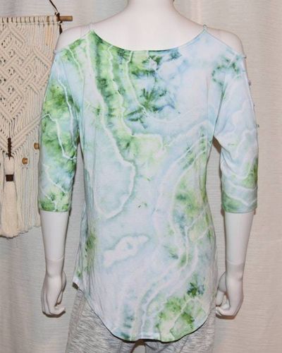Alternate image for Small - Strappy Shoulder Rayon T-Shirt
