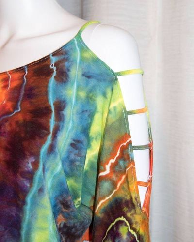 Alternate image for XXL - Strappy Shoulder Rayon T-Shirt
