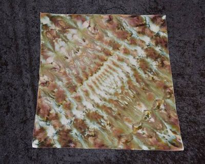 Alternate image for 100% Cotton Bandana - Green & Brown