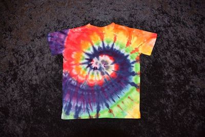 Alternate image for Toddler (Size 2) T-shirt - Rainbow Spiral Pattern