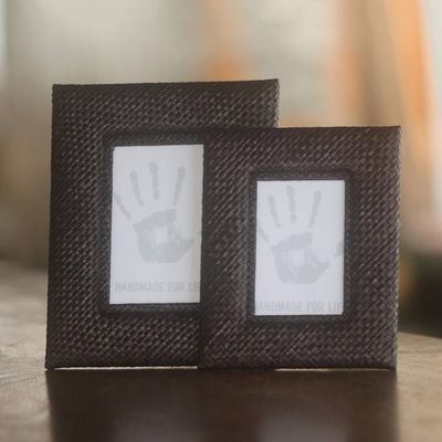Alternate image for Handwoven Photo Frame Set 3x5 and 4x6 Natures Balance