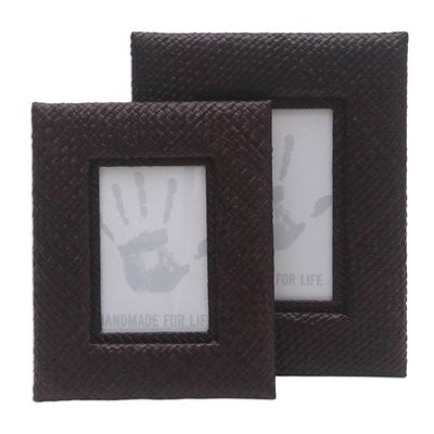 Alternate image for Handwoven Photo Frame Set 3x5 and 4x6 Natures Balance