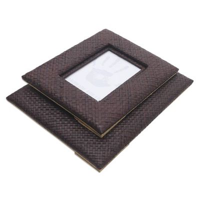 Alternate image for Handwoven Photo Frame Set 3x5 and 4x6 Natures Balance