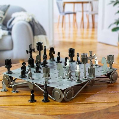 Alternate image for Unique Recycled Auto Part Chess Set Recycling Challenge